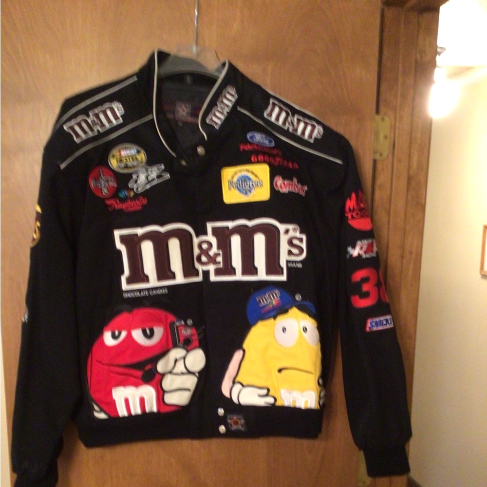 NASCAR M&M jacket EUC smoke free